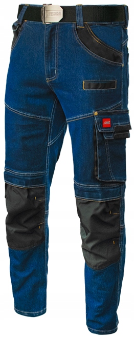 ELASTYCZNE spodnie robocze męskie JEANS STRETCH