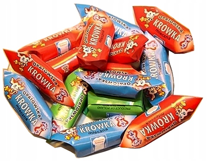Krówka mleczna Opatowska 1kg Bombonierka Walizka