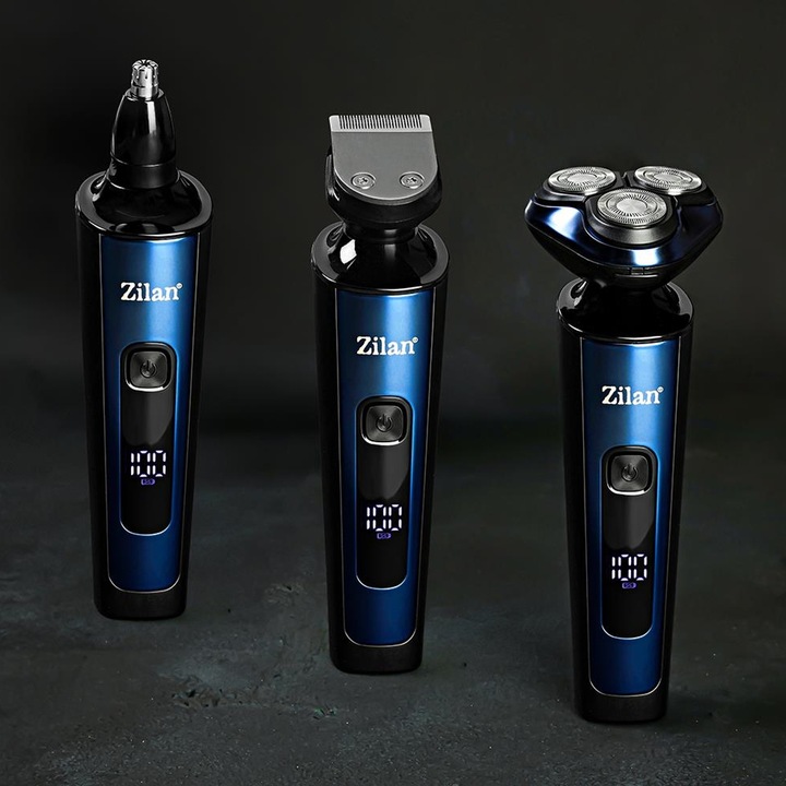 GOLARKA MĘSKA TRYMER MASZYNKA DO BRODY GŁOWY NOS USZY WET&DRY USB AION