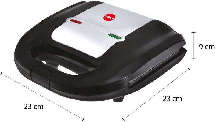 OPIEKACZ KANAPEK TOSTÓW SANDWICH ELDOM CERAMICZNY Z POWŁOKĄ GRANITOWĄ
