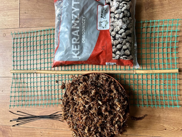 Palik z mchu 80cm sphagnum Podpora do roślin