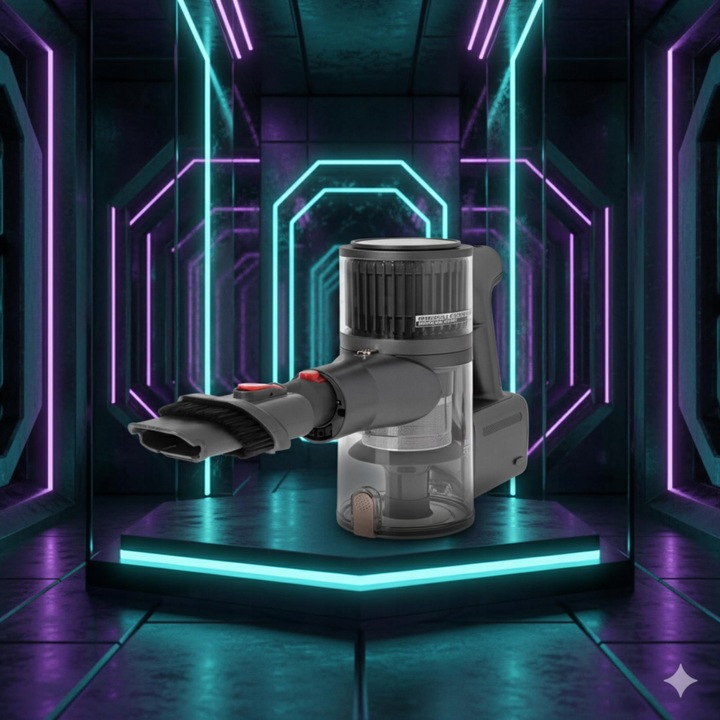 ODKURZACZ PIONOWY BEZPRZEWODOWY 31 kPa 400W HEPA Elektroszczotka LED