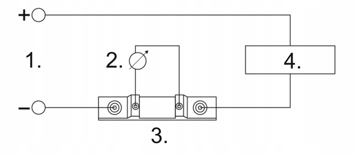 AMPEROMIERZ WOLTOMIERZ PANELOWY 50A 100V NAPIĘCIE PRĄDU STAŁEGO DC 60mV LCD