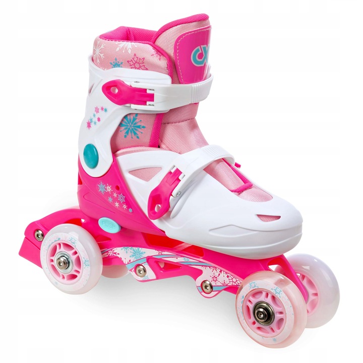 Rolko-Wrotki Regulowane 3w1 Croxer Missy 27-30 LED