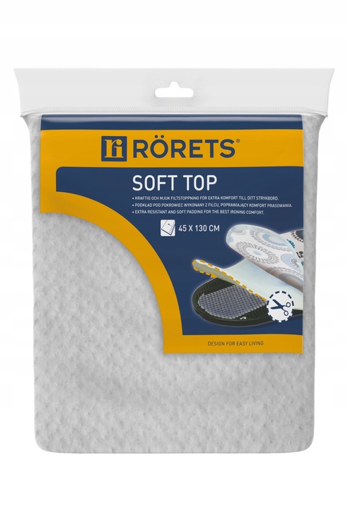 Filc pod pokrowiec na każdą deskę do prasowania RORETS SOFT TOP 45x130