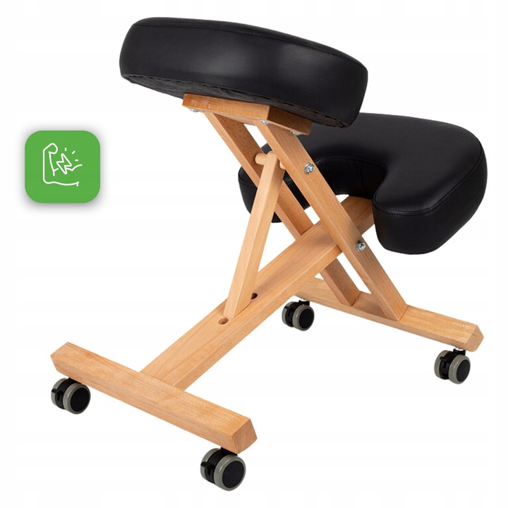 KLĘKOSIAD KRZESŁO ERGONOMICZNE REGULOWANE FOTEL BIUROWY HABYS