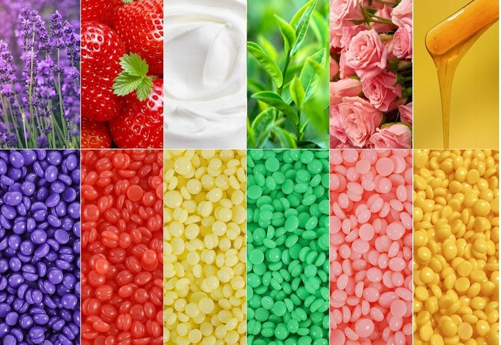 Podgrzewacz wosku 6x wosk twardy Zestaw depilacja