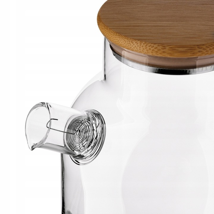 DZBANEK Szklany ze Spiralą Gorące i Zimne do HERBATY ZIÓŁ Tadar Nexo 1,8L