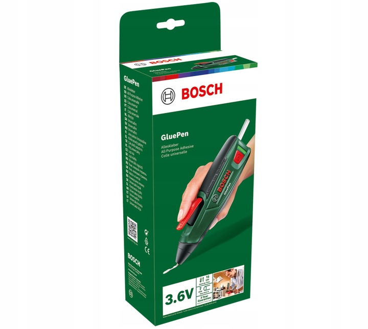 Akumulatorowy Pistolet do kleju na gorąco 1,5Ah BOSCH GluePen
