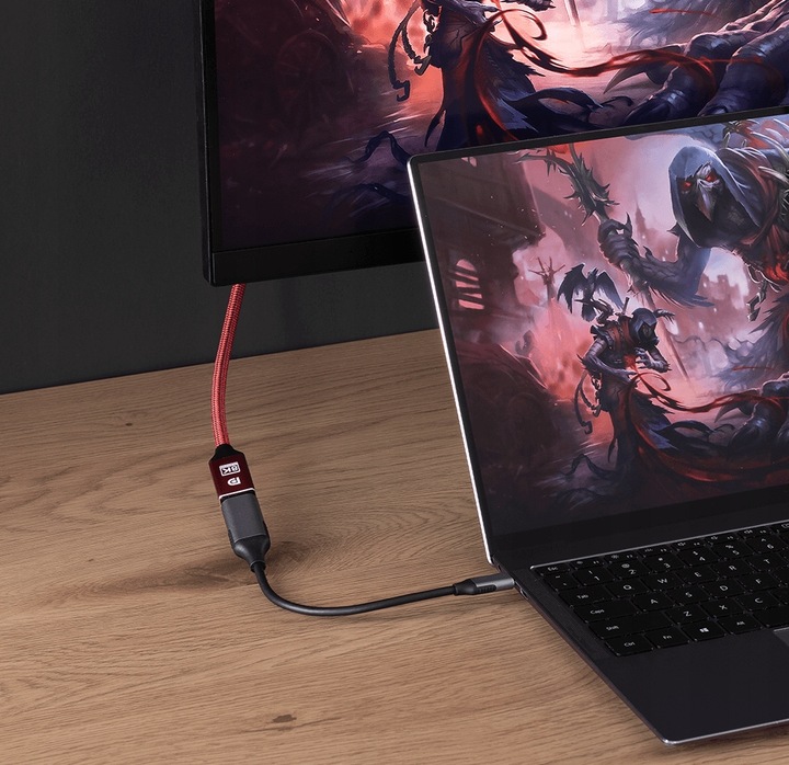 REAGLE Kabel przewód DisplayPort 1.4 DP 4K 165Hz 2k 240Hz 2M Display Port