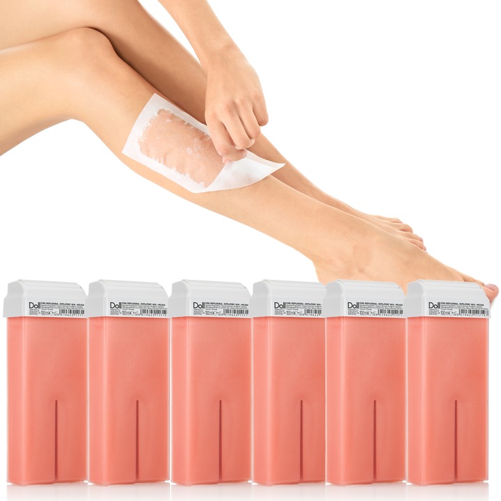DOLL Xanitalia Depilacja wosk do depilacji w rolce 5+1 MELISSA 100ml