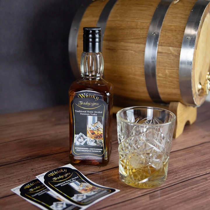 20x Butelki szklane DANIELS 0,5l + KRATOWNICA na Whisky, Wódka, Alkohol