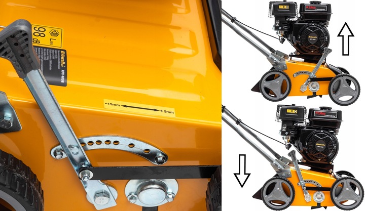 MOCNY AERATOR WERTYKULATOR SPALINOWY 4300W 10KM RIWALL 2 WAŁKI