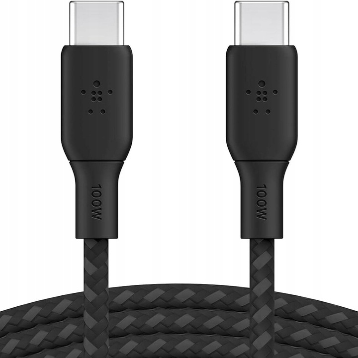 Belkin - Kabel Boost - USB-C do USB-C PD, 5A 100W, z oplotem nylonowym, 3 m