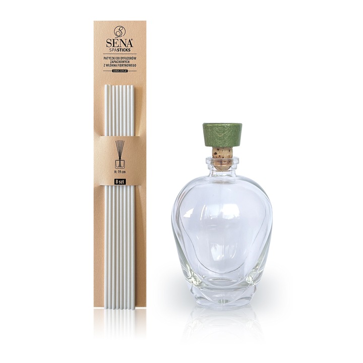 Zapas LAWENDOWY płyn do DYFUZORÓW patyczki TRWAŁY ZAPACH perfumy 250ml