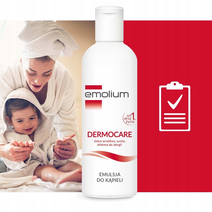 EMOLIUM DERMOCARE 400 ml emulsja do kąpieli