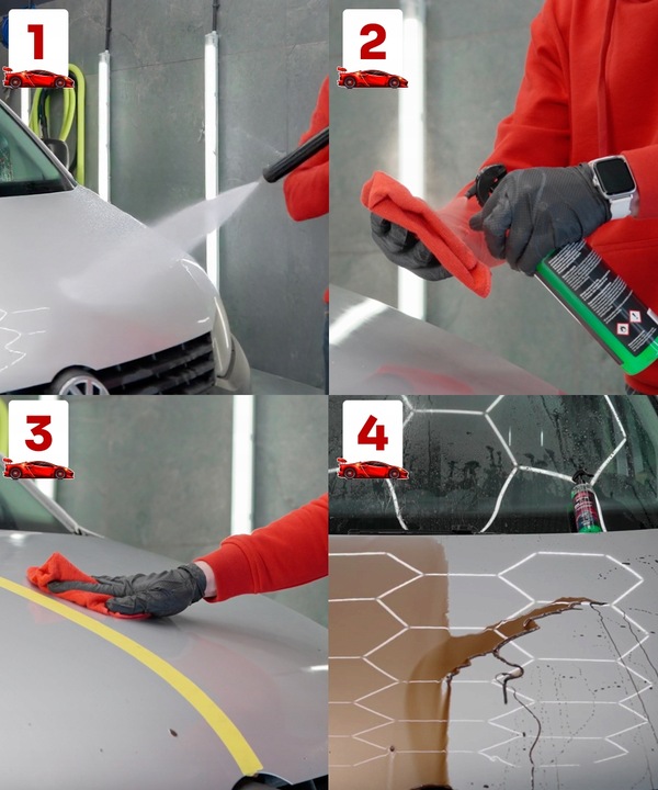 ZESTAW HYDROFOBOWY Aktywna Tarcza WaterOFF Niewidzialna Wycieraczka GRATISY