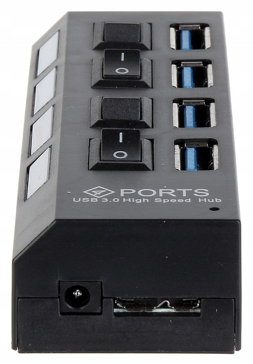 Rozgałęźnik HUB-USB3.0-1/4 na 4 gniazda