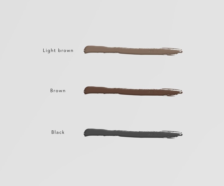 Wosk do brwi Nutridome czarny w kredce EFEKT LAMINACJI