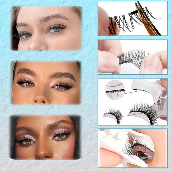 RZĘSY MAGNETYCZNE 3D NATURAL LOOK DUAL MAGNETIC LASHES KIT Z