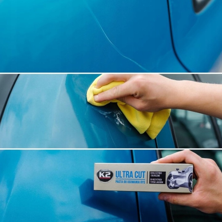 Zestaw K2 do usuwania rys z czarnego lakieru – regeneracja i ochrona