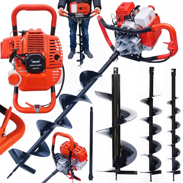 ŚWIDER SPALINOWY WIERTNICA GLEBOWA DO GLEBY 5,2KM 3 WIERTŁA 10/15/20