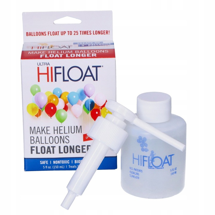 ŻEL klej USZCZELNIACZ HI-FLOAT 150ml BALONÓW Z HELEM z pompką ORYGINALNY