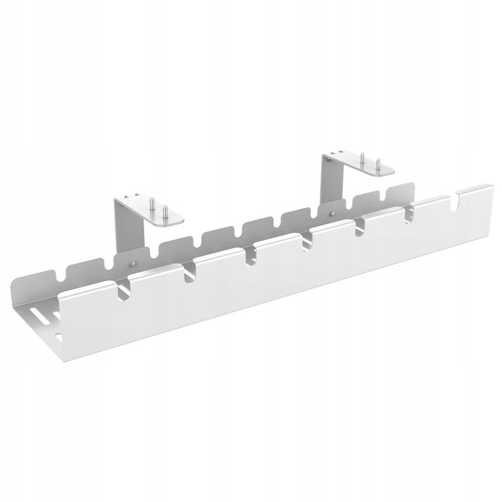 ORGANIZER NA KABLE PRZEWODY POD BLAT BIURKO KOSZYK PÓŁKA PROWADNICA KABLOWA