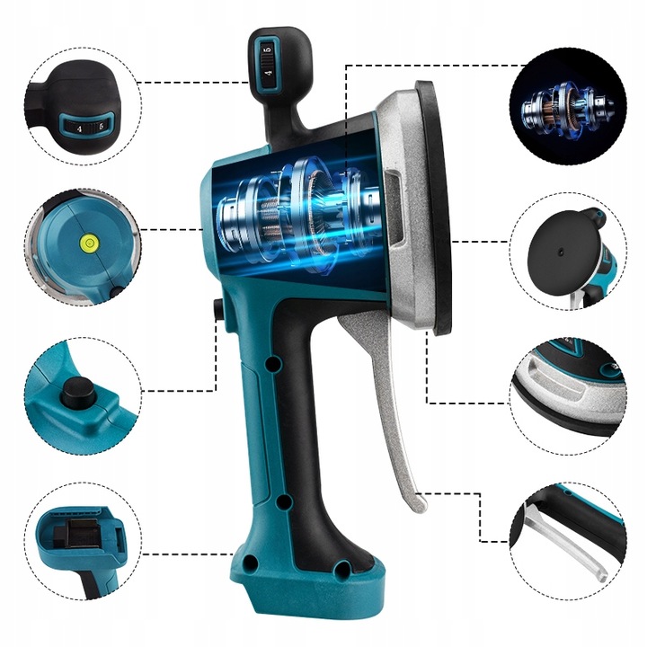 Wibrująca przyssawka do układania płytek Poziomowanie płytek Wibrator