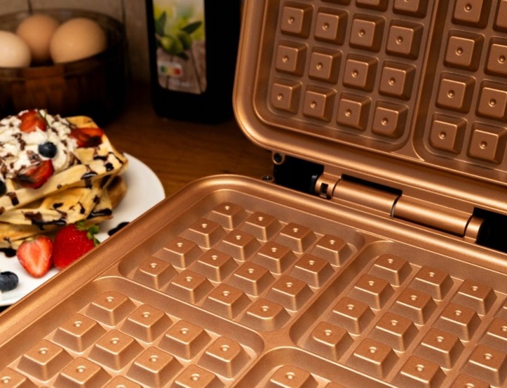 GOFROWNICA ELDOM SOLIDNA 4 DUŻE GOFRY SUPER MOC 2000W