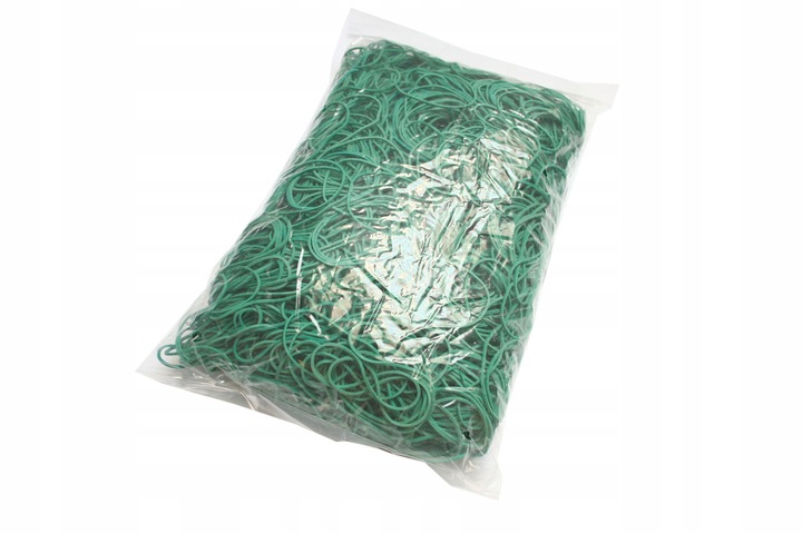 GUMKI RECEPTURKI MOCNE 50 mm x 1,5 mm ZIELONE 1 KG