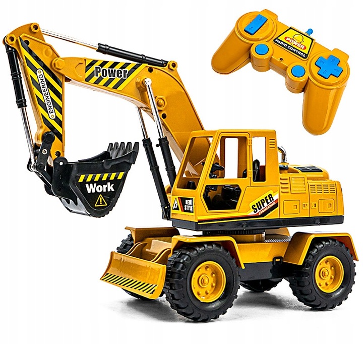 ZDALNIE STEROWANA KOPARKA SPYCHACZ NA PILOT