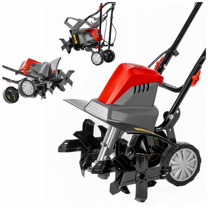 Glebogryzarka elektryczna Kultywator do ziemi gleby 1500W 45cm Mocna