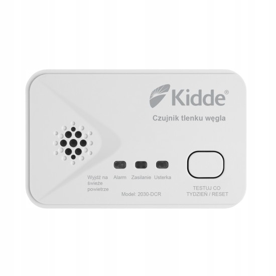 Czujnik detektor tlenek węgla (CO) Czad 2030-DCR Kidde