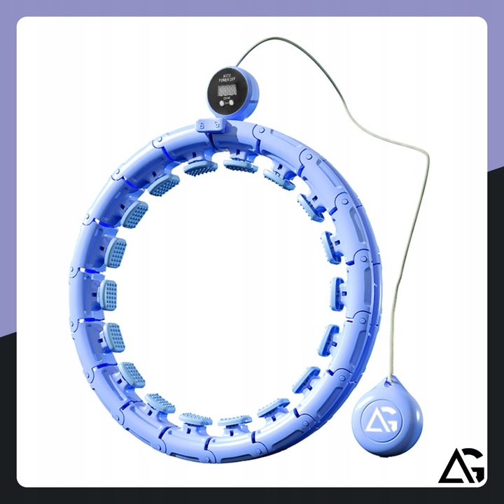 HULA HOP Z OBCIĄŻNIKIEM ODCHUDZAJĄCE Z LICZNIKIEM SMART HULAHOP