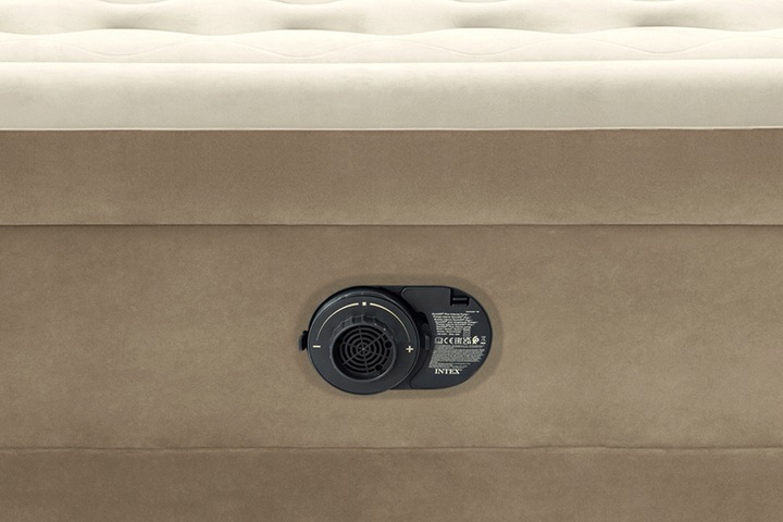 MATERAC DWUOSOBOWY Z WBUDOWANĄ POMPKĄ 152x203x46cm INTEX 64428ND