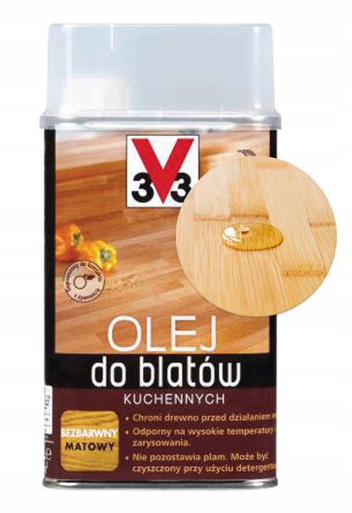 Olej bezbarwny do blatów kuchennych V33 500ml