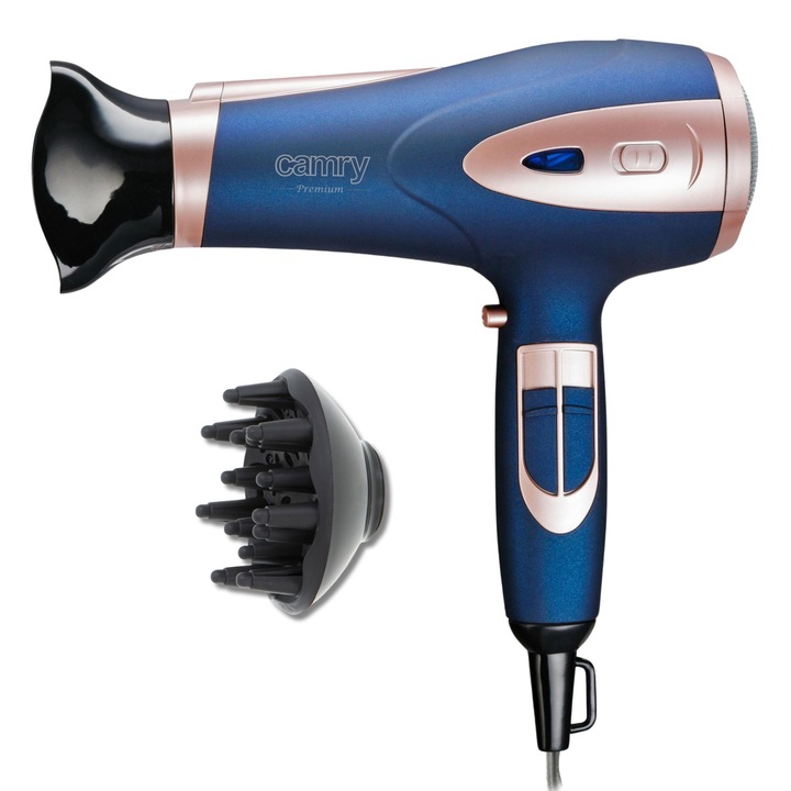 SUSZARKA DO WŁOSÓW Z JONIZACJĄ 2400W Zimny nawiew + Koncentrator i