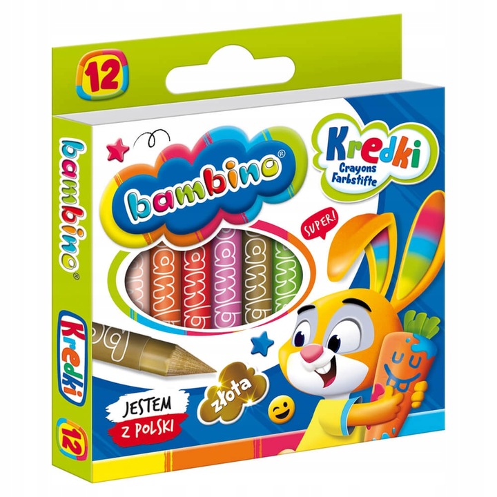 WYPRAWKA SZKOLNA KLASY 0-3 BAMBINO 15 ELEMENTÓW, ZESTAW PRZYBORÓW SZKOLNYCH