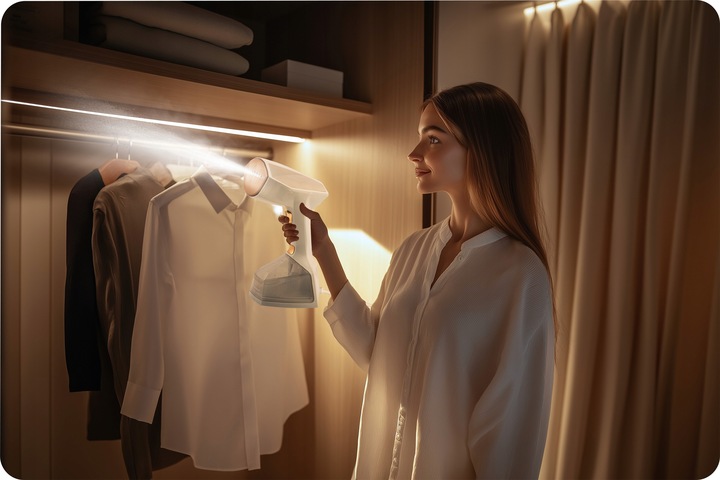 Parownica do ubrań 2000W Steamer Żelazko parowe regulacja pary 45g/min