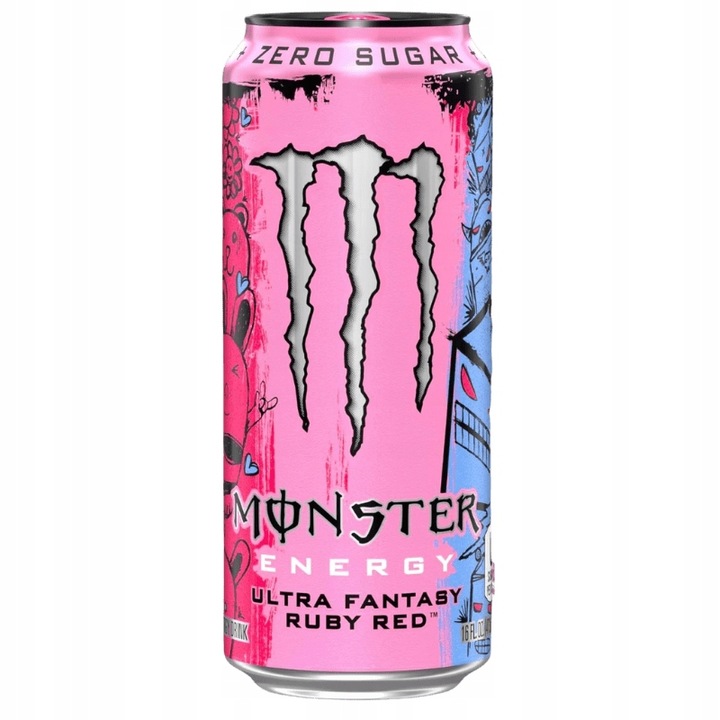 Monster Ultra Ruby 500ml napój energetyczny 12szt
