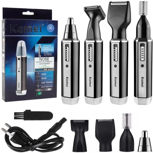 MASZYNKA TRYMER 4W1 DO WŁOSÓW BRODY NOSA BRWI