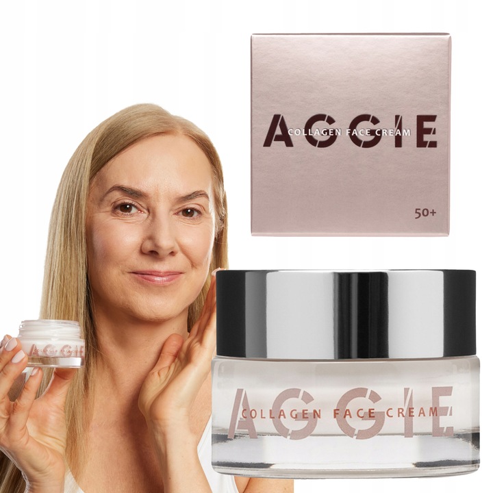 KREM DO TWARZY cera dojrzała PRZECIW ZMARSZCZKOM kwas hialuronowy AGGIE