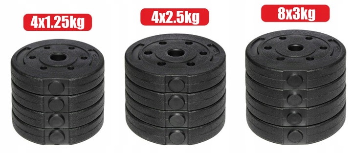 Hantle 40kg 2x20kg regulowane + SZTANGA ZESTAW CIĘŻARKÓW DO ĆWICZEŃ