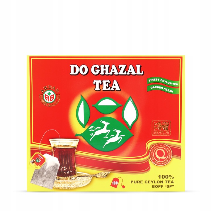 Czarna herbata Do Ghazal 100 torebek