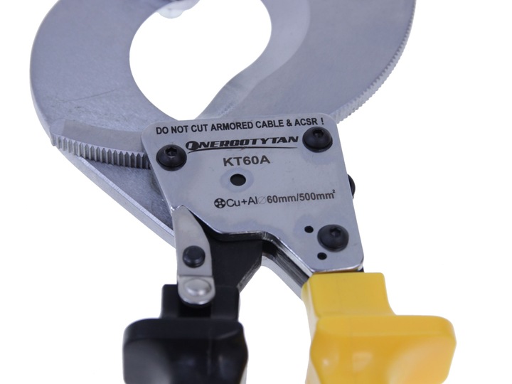Nożyce zapadkowe do kabli 500 mm2 ENERGOTYTAN KT60 / OBCINAKI DO KABLI