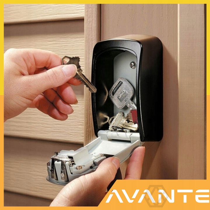 METALOWY SEJF ŚCIENNY NA KLUCZE SKRZYNKA SZAFKA SCHOWEK KASETKA Booking bnb