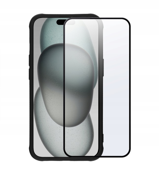 Etui do iPhone 15 do MagSafe MATT CASE WZMACNIANE 360° Szkło 5D PREMIUM