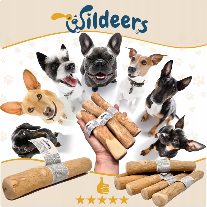 PATYK Z DRZEWA KAWOWEGO M NATURALNY KAWOWY GRYZAK DLA PSA WYTRZYMAŁY ŚREDNI