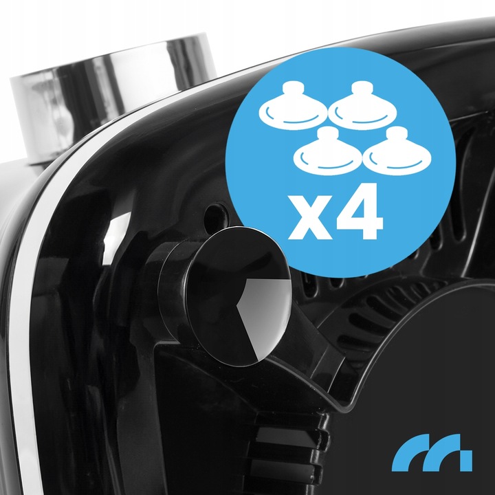 BLENDER KIELICHOWY SZKLANY DO KOKTAJLI SMOOTHIE MŁYNEK 2 BIDONY DUŻY